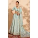 Georgette Sequins Work Readymade Lehenga Choli In Sky Blue - 9537187913