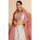Georgette Sequins Work Readymade Lehenga Choli In Gajari Pink - 9537187919