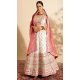 Georgette Sequins Work Readymade Lehenga Choli In Gajari Pink - 9537187919