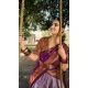 Jacquard Silk Weaving Work Party Wear Lehenga Choli In Grey - 9545187962