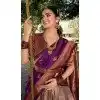 Jacquard Silk Weaving Work Party Wear Plus Size Lehenga Choli In Brown - 9545187963