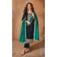 Silk Embroidery Work Readymade Salwar Suit In Navy Blue - 9568188085