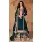Teal Green Silk Embroidery Work Party Wear Palazzo Salwar Suit - 9569188088