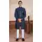 Blue Embroidery Designer Readymade Mens Indo Western - 9279186530