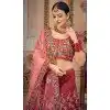 Taffeta Silk Embroidered Party Wear Plus Size Lehenga Choli In Maroon - 9606188307