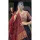 Black Tussar Silk Foil Printed Work Navratri Wear Chaniya Choli - 9667188688
