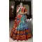 Tussar Silk Foil Printed Work Navratri Wear Chaniya Choli In Multi Color - 9668188702
