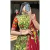 Multi Color Tussar Silk Foil Printed Work Navratri Wear Plus Size Chaniya Choli - 9668188703