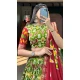 Multi Color Tussar Silk Foil Printed Work Navratri Wear Chaniya Choli - 9668188703
