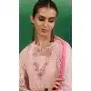 Pink Cotton Embroidered Party Wear Readymade Salwar Kameez - 143167971