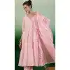 Embroidered Cotton Party Wear Readymade Salwar Kameez In Pink - 143167974