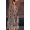 Grey Georgette Embroidered Designer Plus Size Anarkali Style Salwar Suit - 143418126