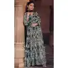 Beige Georgette Embroidered Designer Plus Size Anarkali Style Salwar Suit - 143418129