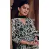 Beige Georgette Embroidered Designer Plus Size Anarkali Style Salwar Suit - 143418129