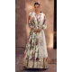 Cream Georgette Embroidered Designer Anarkali Style Salwar Suit - 143418130