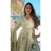 Maslin Digital Printed Festival Wear Readymade Salwar Kameez In Green - 143648264