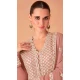Peach Georgette Embroidered Anarkali Style Designer Salwar Suit - 143908421