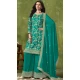 Rama Green Dola Silk Embroidered Party Wear Palazzo Salwar Suit - 144218615