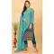 Blue Faux Georgette Embroidered Party Wear Salwar Suit - 144688920