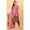 Pink Faux Georgette Embroidered Party Wear Salwar Suit - 144688921