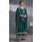 Teal Green Dola Silk Embroidered Prachi Desai Palazzo Suit - 144939095