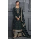Grey Dola Silk Embroidered Prachi Desai Palazzo Suit - 144939100