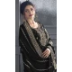 Black Dola Silk Embroidered Prachi Desai Palazzo Suit - 144939102