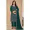 Faux Georgette Embroidered Designer Salwar Suit In Rama Green Color - 145569456
