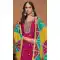 Chinon Embroidered Party Wear Designer Salwar Suit In Pink - 146279887