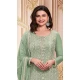Green Georgette Embroidered Prachi Desai Salwar Suit - 146711137
