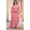 Pink Georgette Embroidered Prachi Desai Plus Size Salwar Suit - 146711138