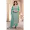 Teal Blue Georgette Embroidered Prachi Desai Salwar Suit - 146711139