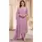 Purple Georgette Embroidered Prachi Desai Salwar Suit - 146711140