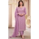 Purple Georgette Embroidered Prachi Desai Salwar Suit - 146711140