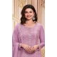Purple Georgette Embroidered Prachi Desai Salwar Suit - 146711140