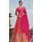 Pink Georgette Embroidery Work Anarkali Style Salwar Suit - 146801191