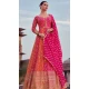 Pink Georgette Embroidery Work Anarkali Style Salwar Suit - 146801191