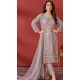 Organza Embroidered Pakistani Salwar Kameez In Mauve - 146811194