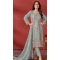Organza Embroidered Pakistani Salwar Kameez In Green - 146811195
