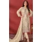 Organza Embroidered Pakistani Salwar Kameez In Cream - 146811196