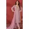 Organza Embroidered Pakistani Salwar Kameez In Pink - 146811197