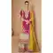 Pink Chinon Embroidered Designer Palazzo Salwar Kameez - 146821200