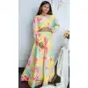 Yellow Chinon Digital Printed Kids Girls Readymade Lehenga Choli - 147291472