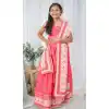 Pink Chinon Digital Printed Kids Girls Readymade Lehenga Choli - 147291477