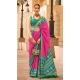 Pink Silk Patola Printed Traditional Party Wear Saree - 147871857