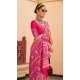 Orange Silk Patola Printed Traditional Party Wear Saree - 147871860