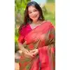 Plus Size Soft Silk Meenakari Work Party Wear Saree In Mahendi Green - 147911891