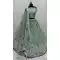 Pista Green Chinon Embroidered Designer Wedding Lehenga Choli - 147961917