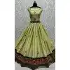 Silk Thread Embroidered Designer Wedding Wear Plus Size Lehenga Choli In Green - 147971925