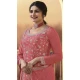 Orange Chinon Embroidered Prachi Desai Sharara Suit - 9676188789